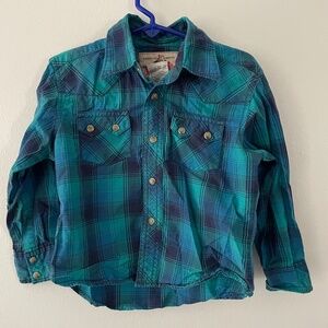 Wrangler toddler pearl snap